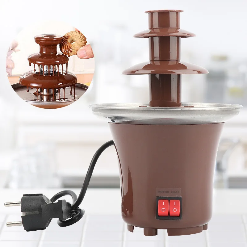 melting chocolate for chocolate fountain