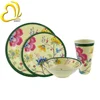 2019 New Design Tableware Melamine Set Flower Melamine Dinnerware Wholesale