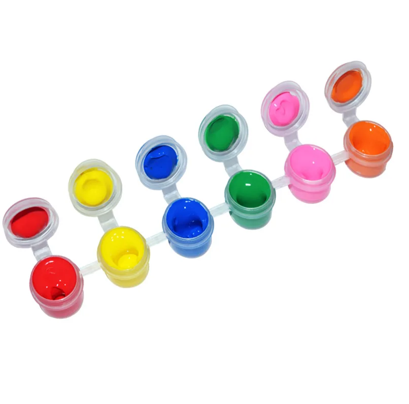 Bomeijia 6colors 2ml Acrylic Paint Kids Diy For Clothing Textile Nail ...