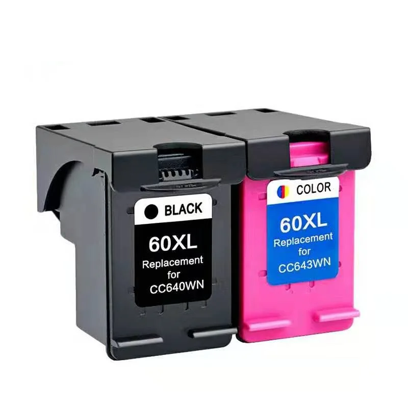 Compatible Hp 60 60xl Ink Cartridge For Deskjet D2530 D2545 D2560 D2563 Photosmart C4640 C4650 