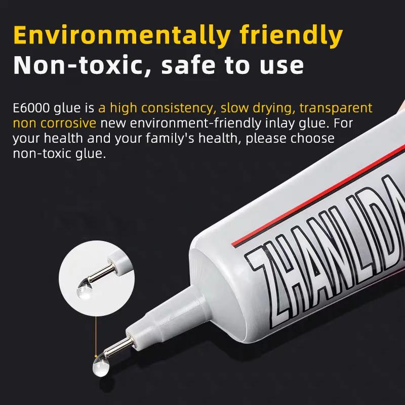 E6000 15ml Super Glue Transparent Diy Crystal Rhinestone Glass Jewelry