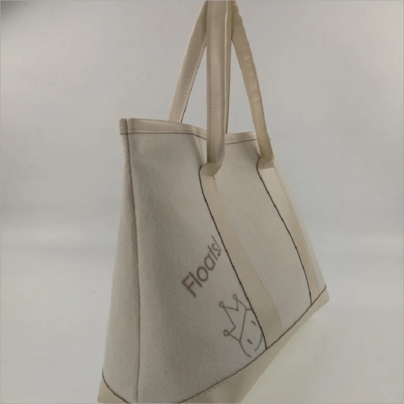 factory supply customized size felt bag tote