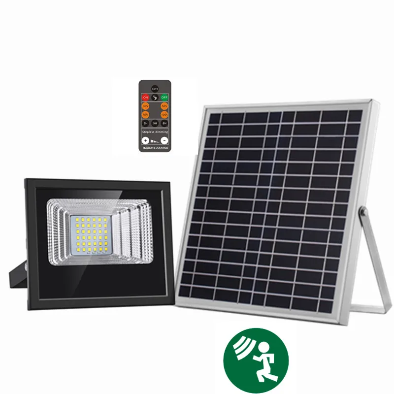 Outdoor motion sensor  high power waterproof 100W 150W 200W led solar outdoor light solar led flood light