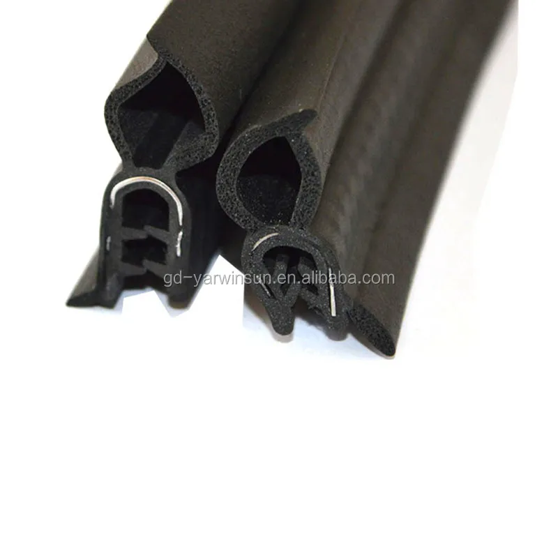custom pvc gasket extrusion rubber seal strip