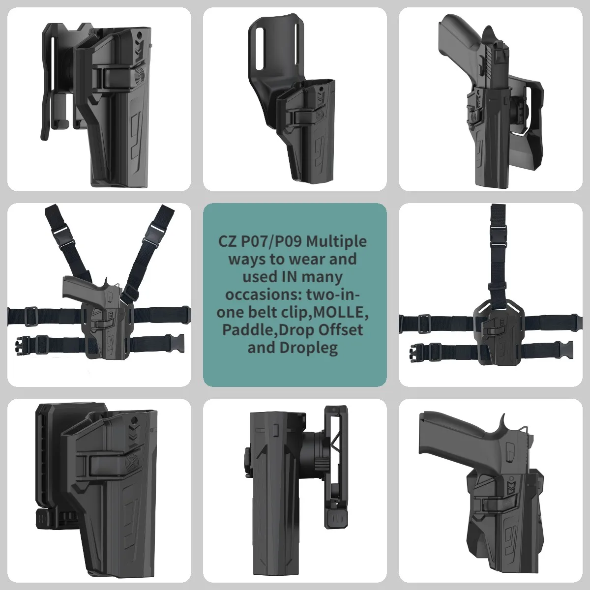 Owb Holster For Sig Sauer Sp2022 Tactical Index And Thumb Tactical