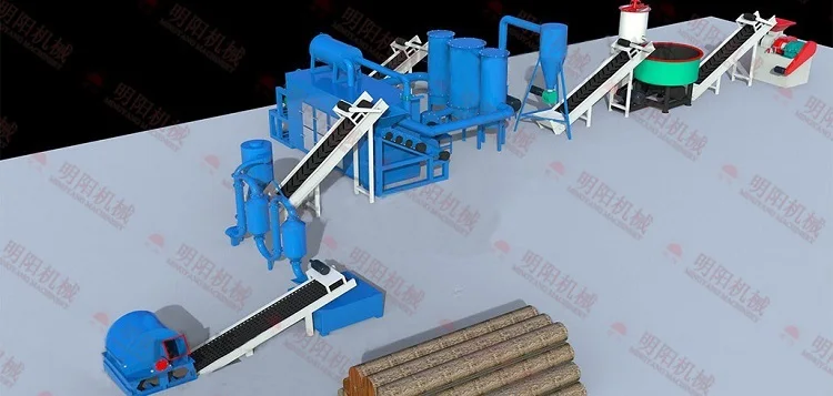 charcoal production line
