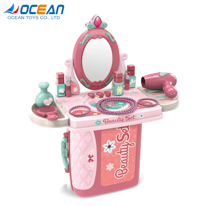 Glamour Girl Dressing Table Toy Kids Make Up Set Pretend Play Toys
