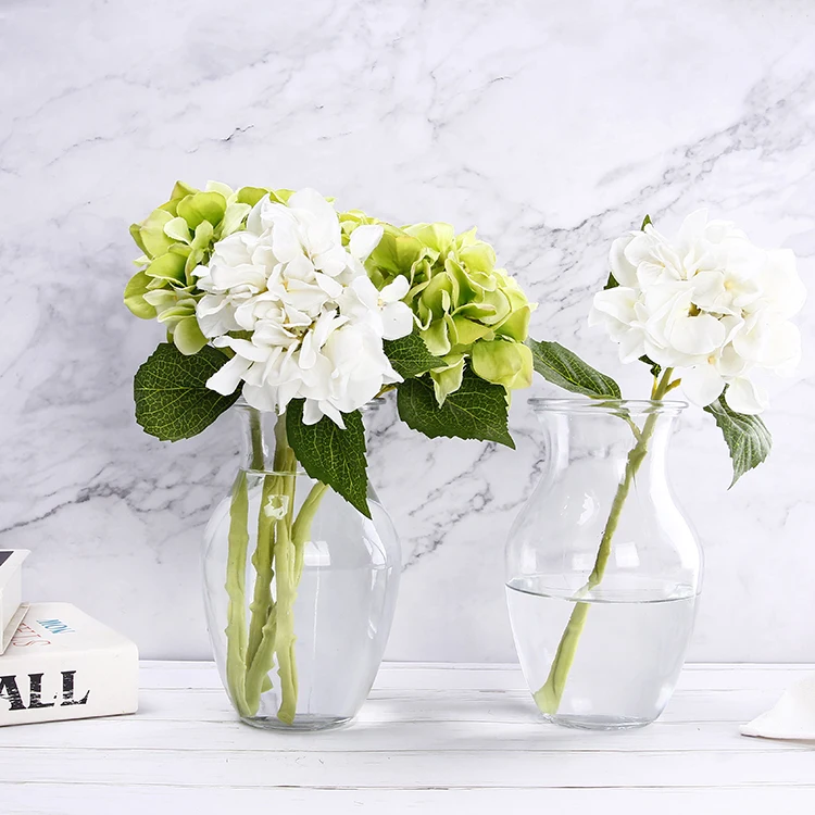 Custom Wholesale Decorative Round Flower Glass Vase For Flowers - Buy ...
