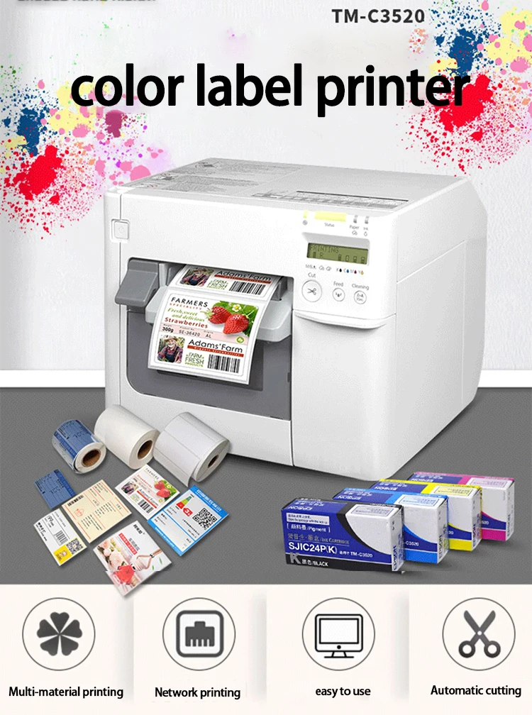 color label sticker printer