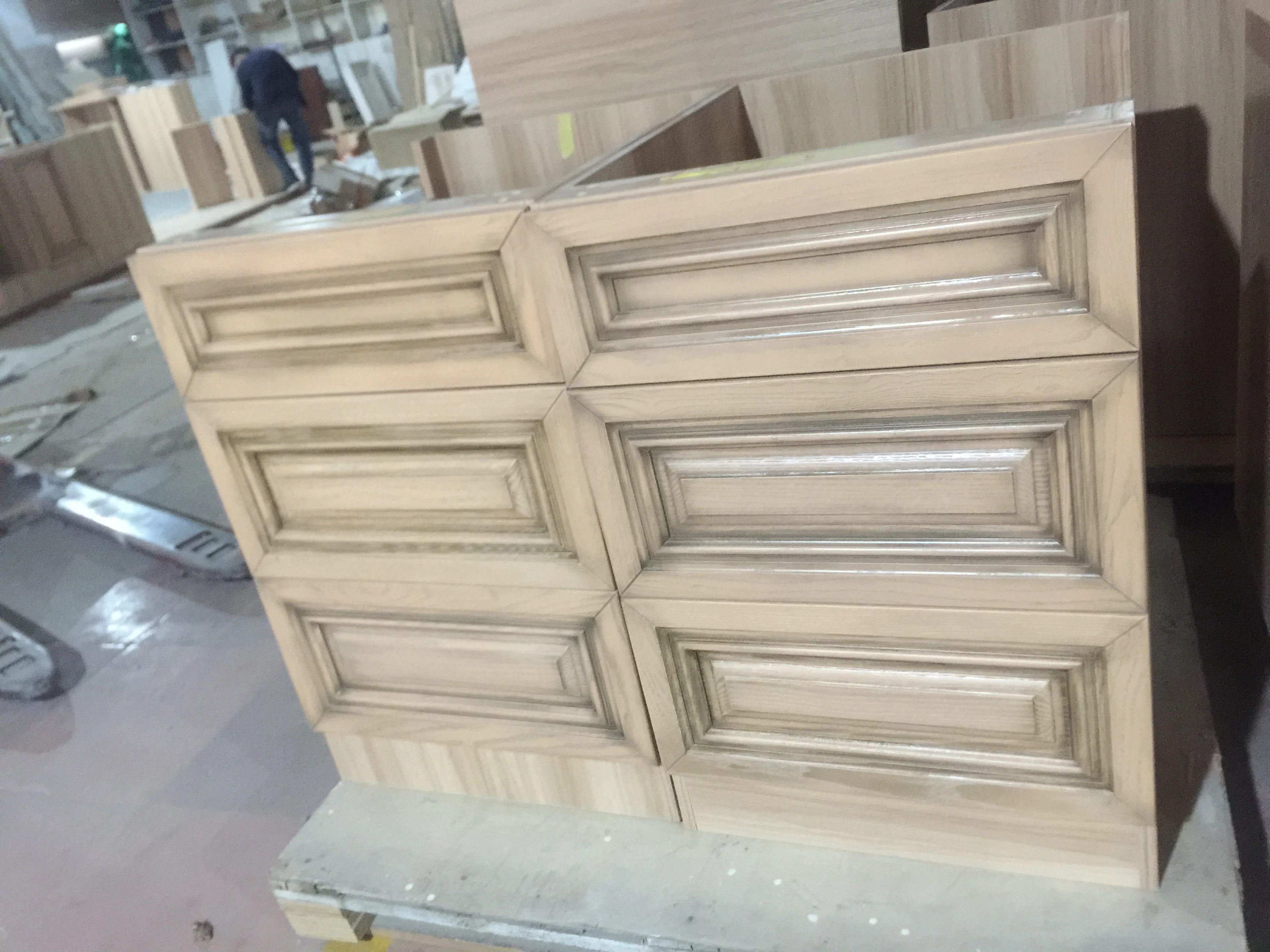 Gabinete De Cocina Moderno Diseños Modernos De Madera Maciza Cocina
