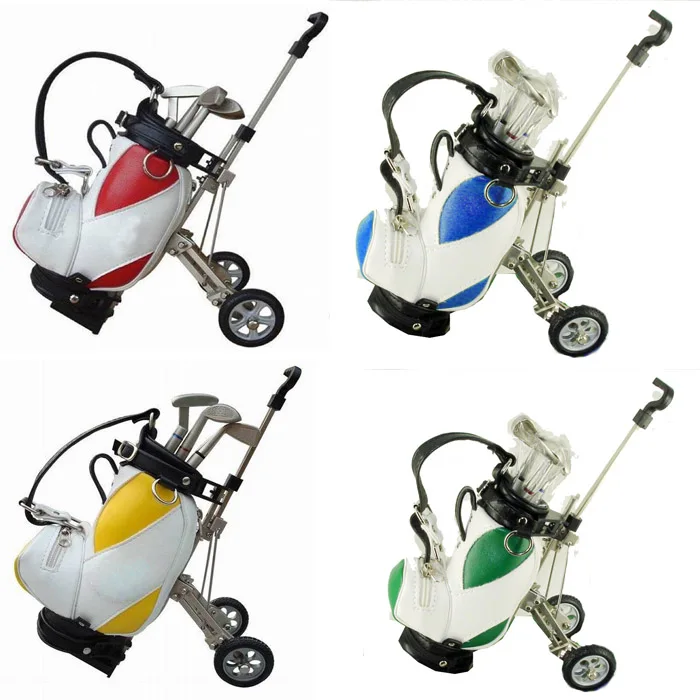 Desktop Gift Golf Caddy Cart Golf Trolley Pens Holder Buy Desktop Gift,Golf Caddy Cart,Golf
