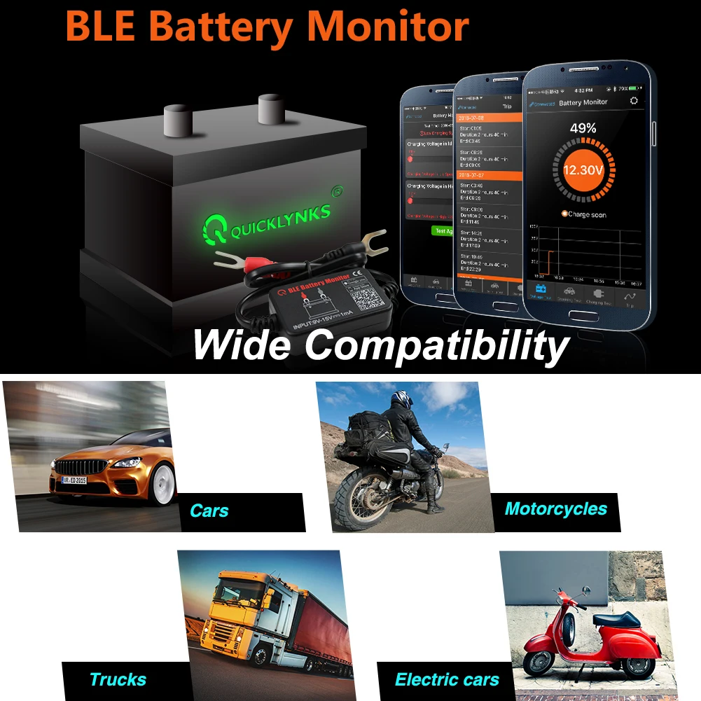 Android And Iso Supported Digital Bluetooth Car Battery Monitor Buy