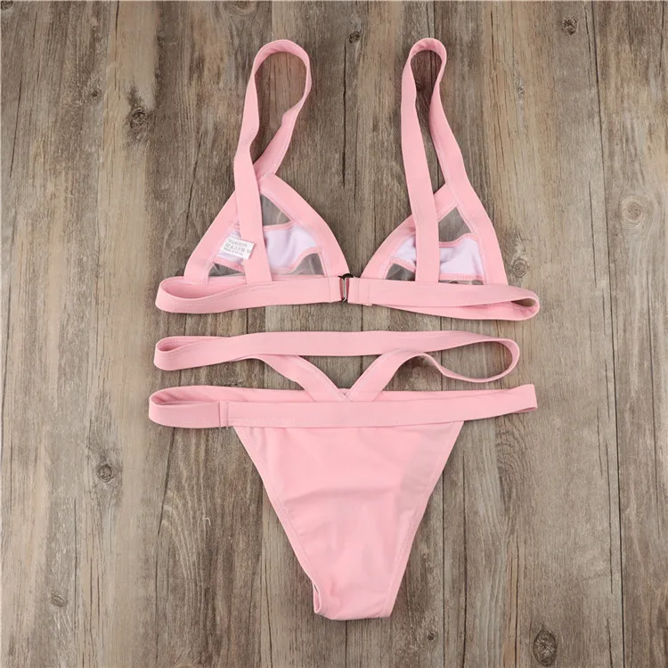 Sexy Bikini - FYA356 High Quality Two Piece Mesh Bandage