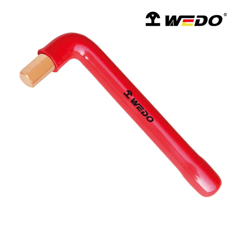 Wedo 1000v Spanner Insulated Dipped Hex Key Wrench Nonsparking Wrench