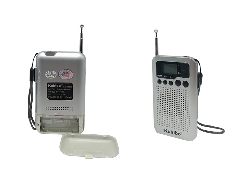 Professional manufacturer 2 band FM AM digital portable Kchibo radio
