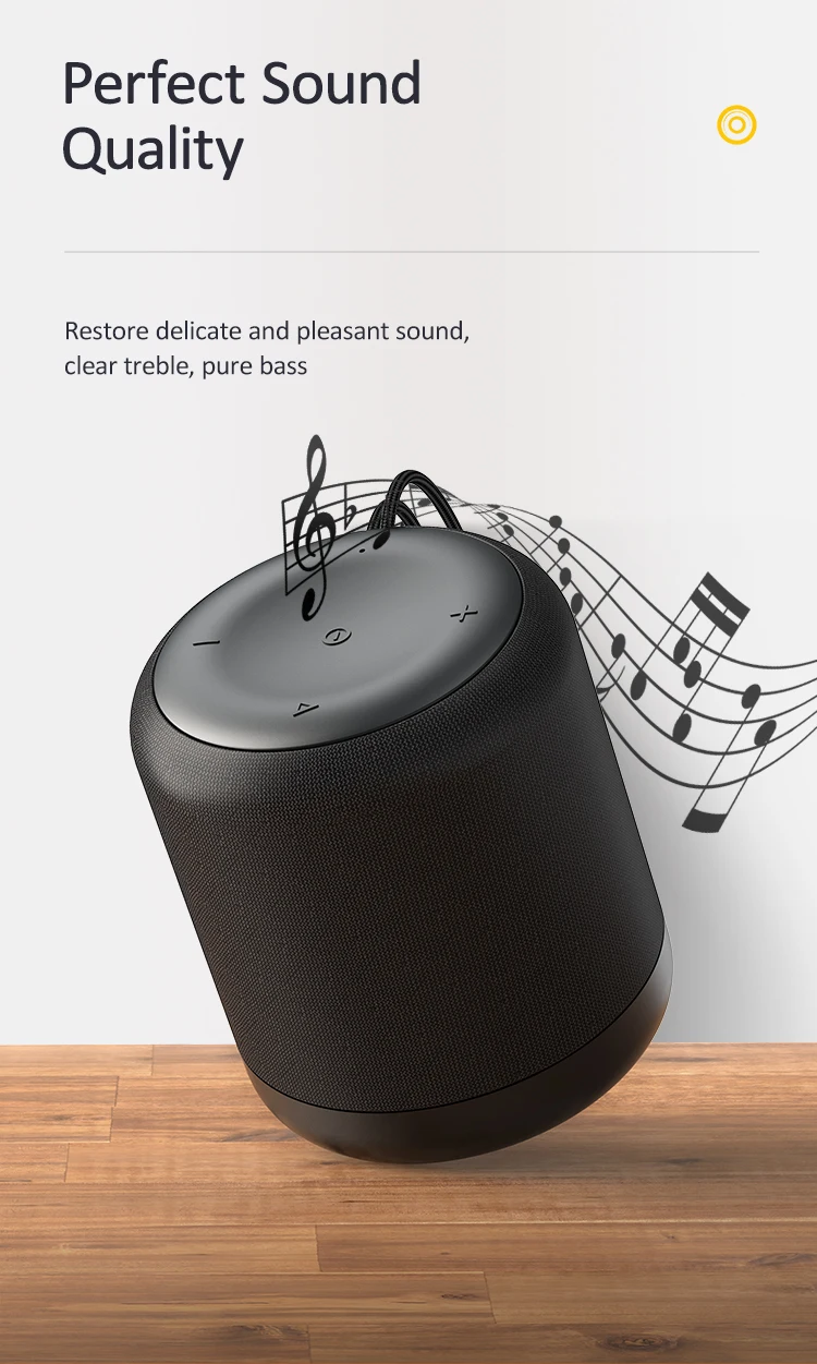 Usams Moyi Series 2000mAh BT 5.0 Wireless Audio Smart Speaker with compatible devices - ANKUX.COM