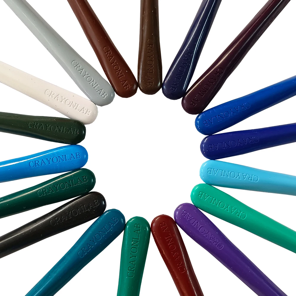 6/12/24/36 Colors Triangle Crayon Easy To Grab Durable Antiroll