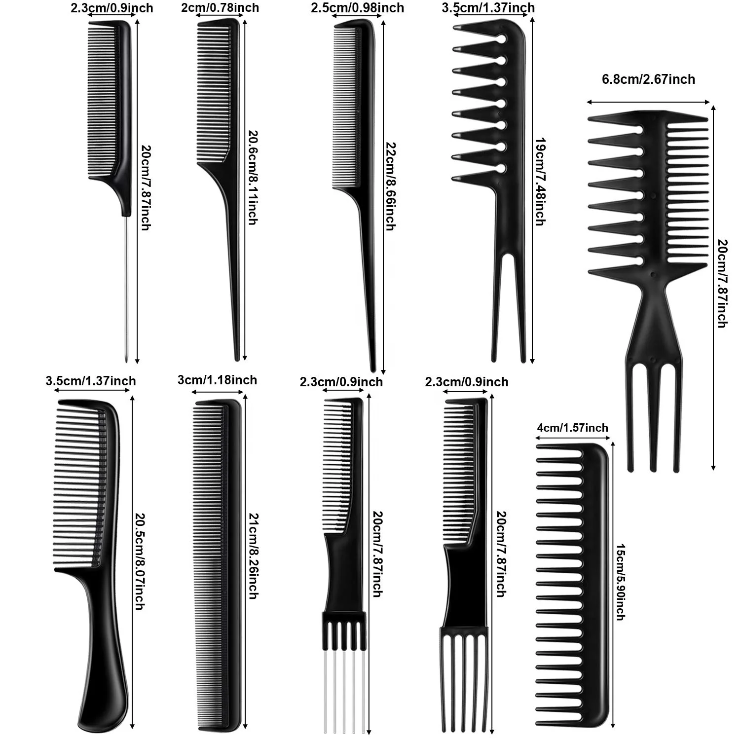 Hair Styling Hair Combs With Logo Hair Straightener Magic Comb