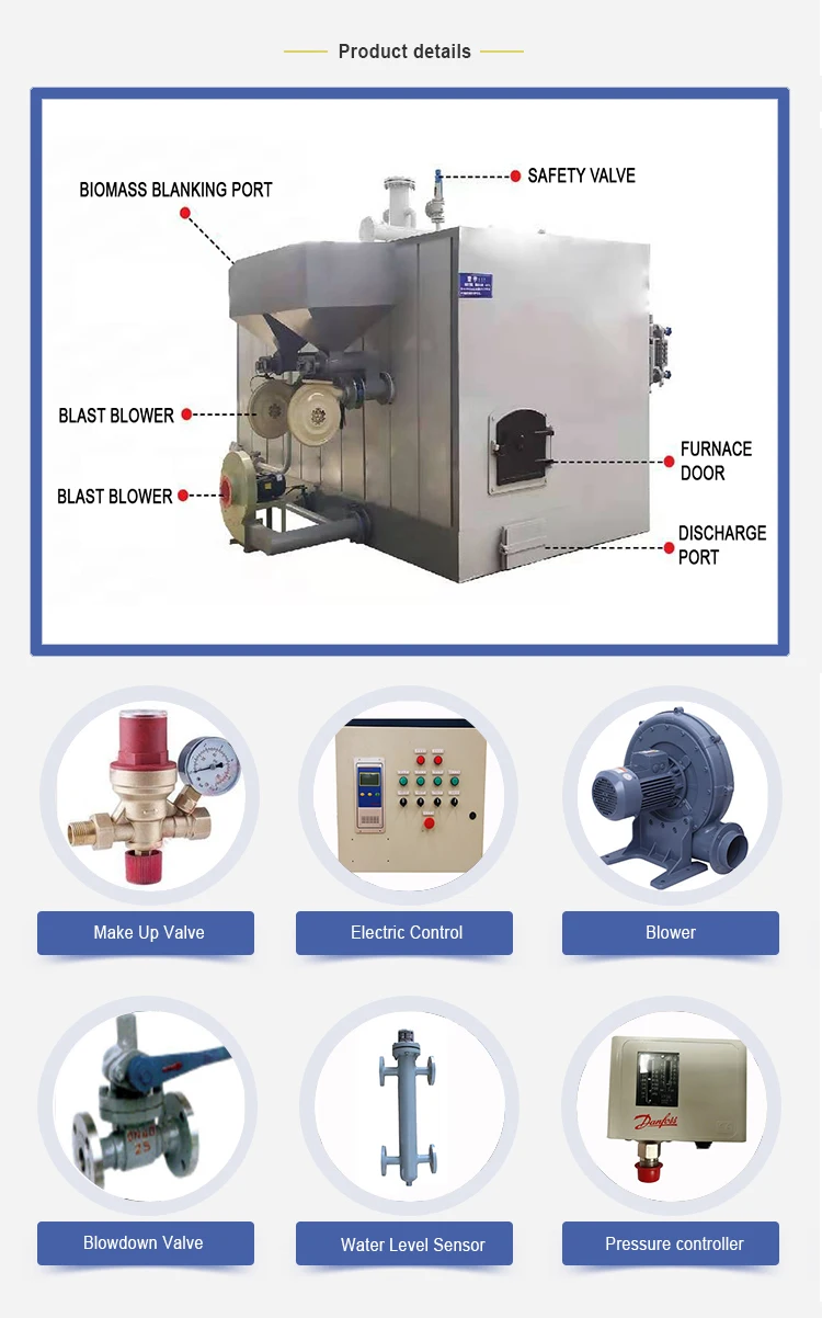 Biomass Wood Fired Pellet Boiler Plant Steam Turbine Generators From 1 Kw To 50 Kw