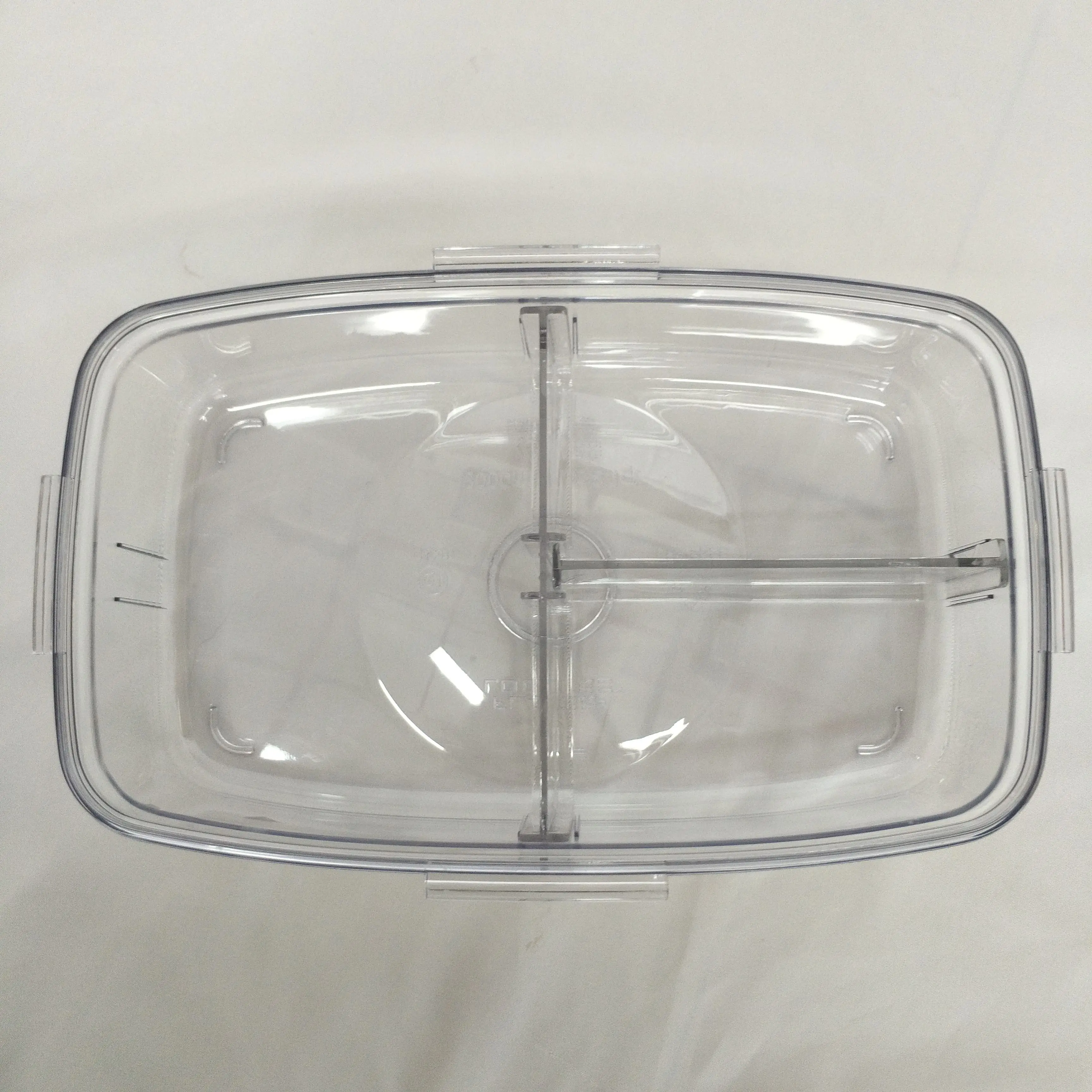 3800毫升和 2000毫升大容量真空密封盒设置冰箱保存食品盒