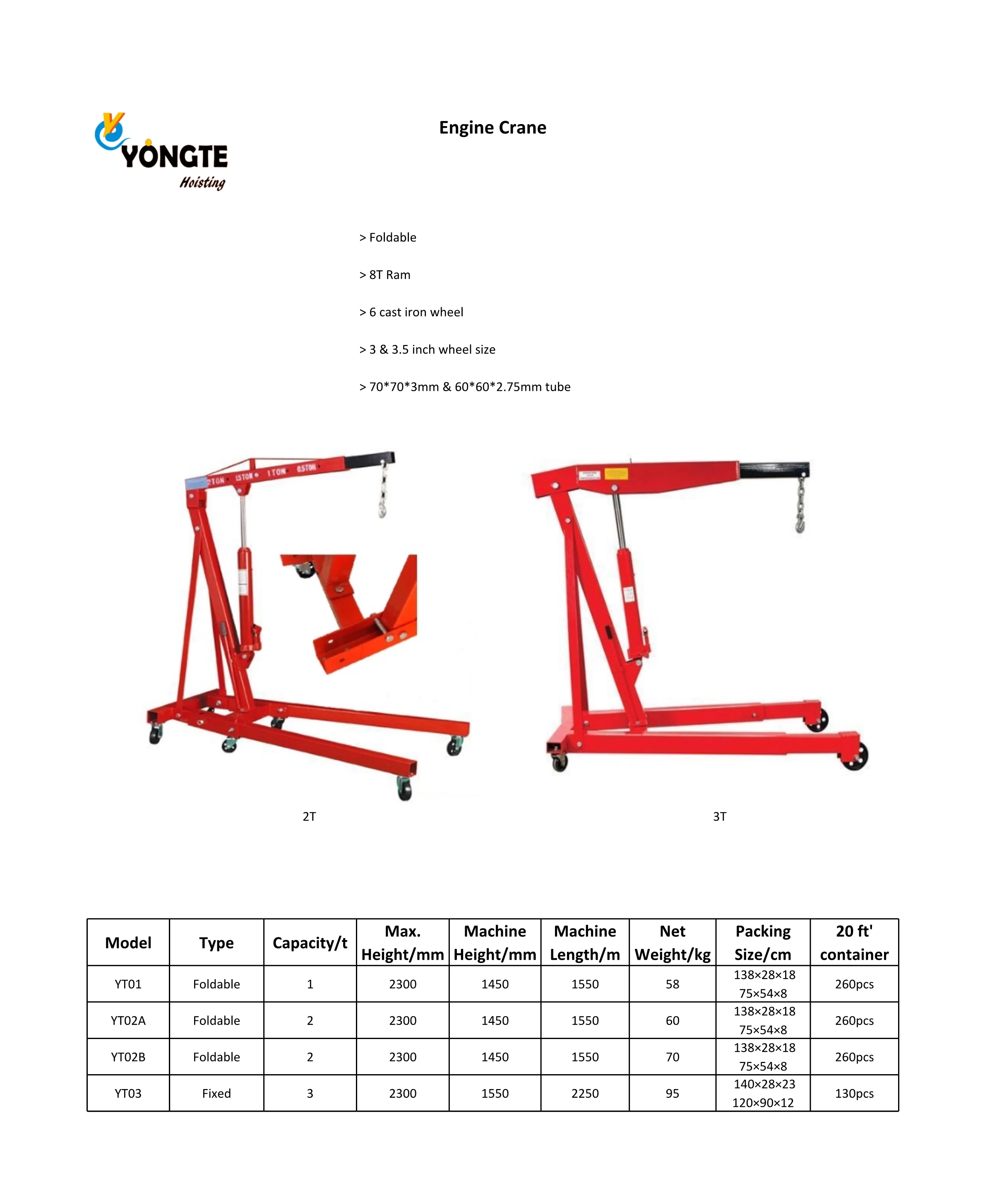 2ton Foldable Engine Crane Lifting Crane Buy Lifting Crane,Hydraulic