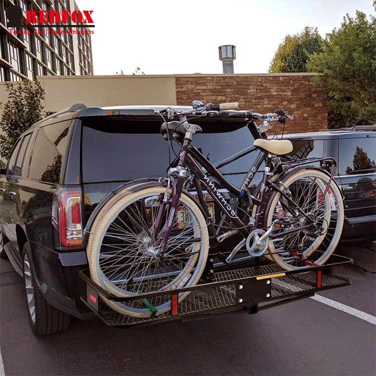 folding aluminum hitch cargo carrier
