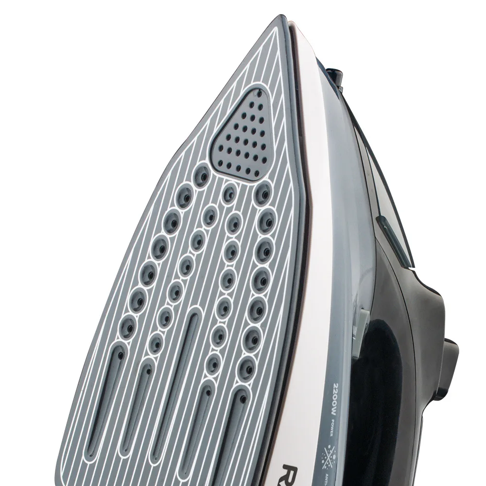 RAF European American 2200W Ceramic Steam Iron Burst Steam 150ml Water Tank 1.4m Cord-Hand-Held Hanging Wire Design for Wet/Dry