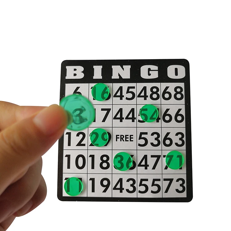 Transparent Bingo Chips300pcs green Buy Bingo Chips