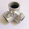 90 degree 3 way elbow key clamps fittings used for handrail