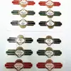 Custom Art Paper Gold Foil Five Types Cigarl Bands Label and Sticker Sheet