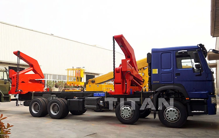 Titan 40 Ton 20' Side Lifter Self Loading Container Truck for Sale
