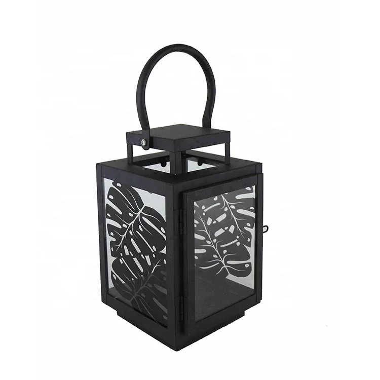 Indoor And Outdoor Tabletop Wedding Decorative Glass Metal Candle