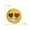 Mixed love Smile Emoji Iron on Embroidery Patches wholesale For Clothing Jacket Kid Patches Stickers For Clothes Decoration
