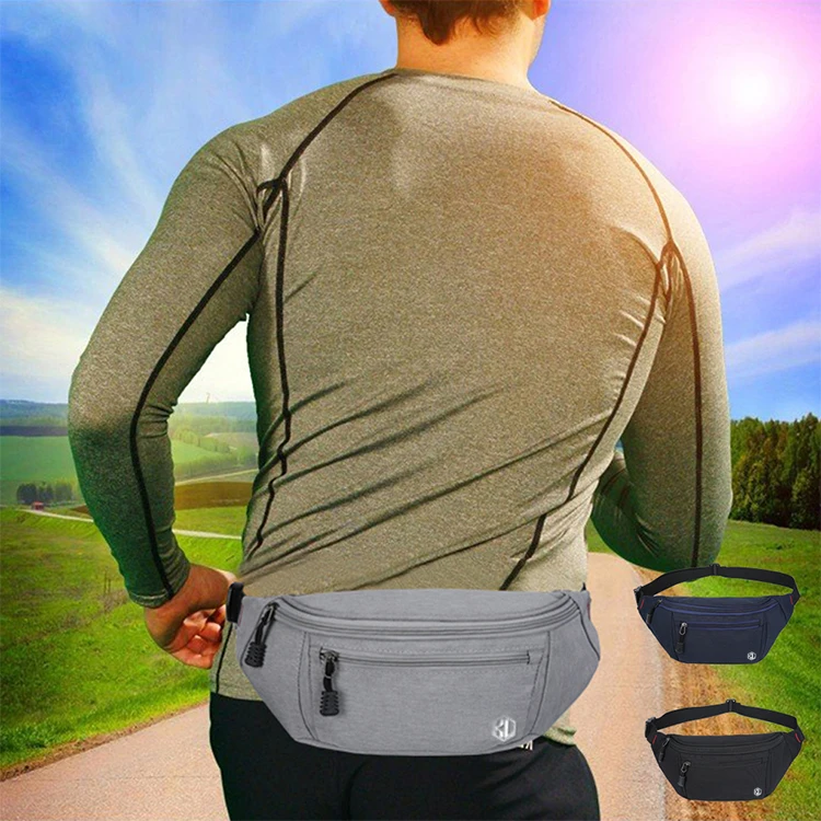 Premium Men Fashion Waterproof Shoulder Waist Side Bag Custom Fanny Pack