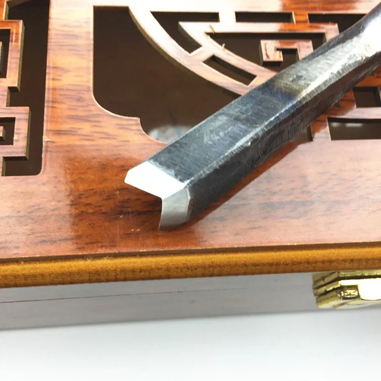 Triangular Wood Chisel Wholesale Supply Wood Carving Tools Triangular Roughing Chisels Handles ...