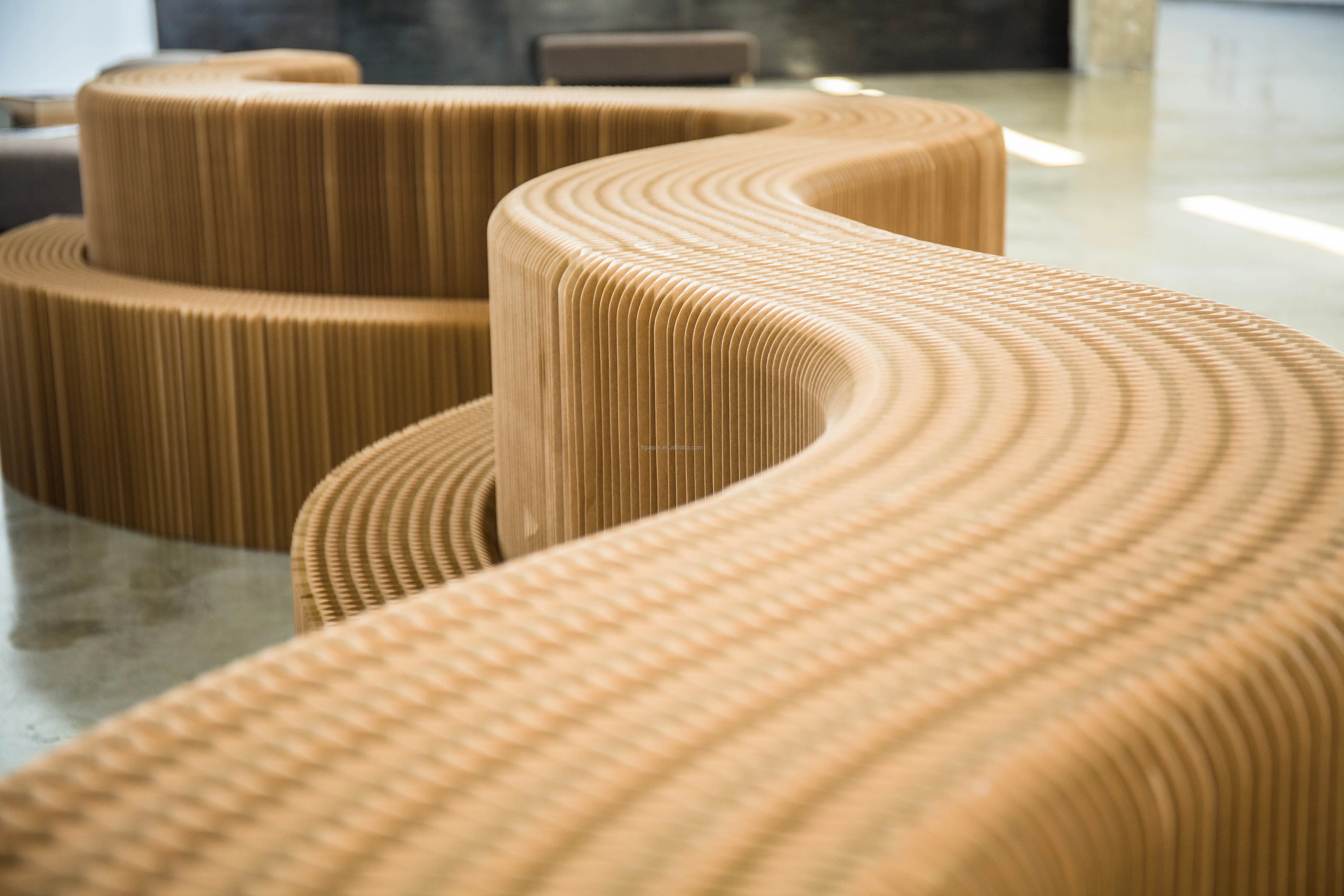 2meter Height Partition Wall For Art Gallery Customized Paper Partition