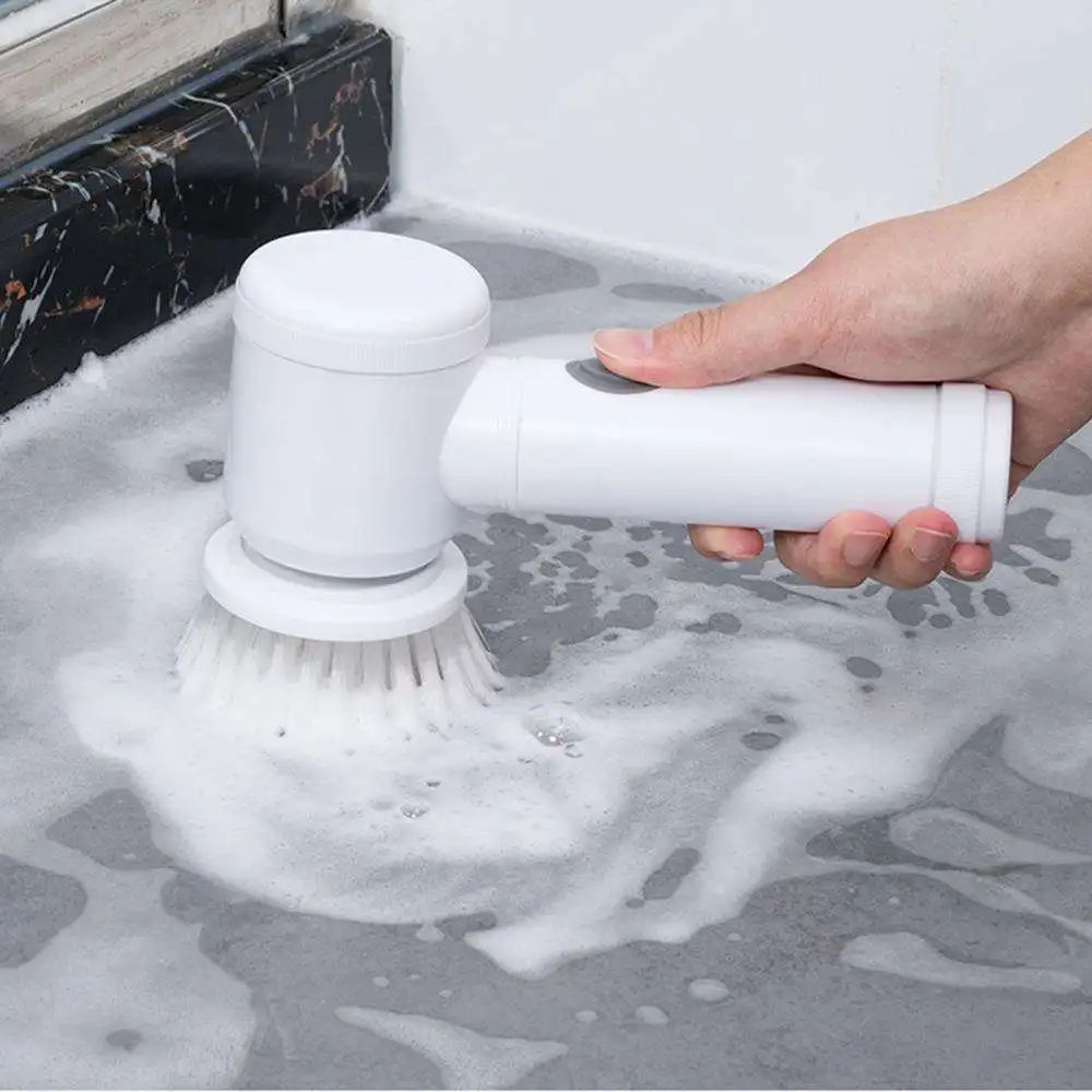 Kitchen Cleaning Tool Usb 5 In 1 Cleaner Bathroom Bathtub Clean Brush