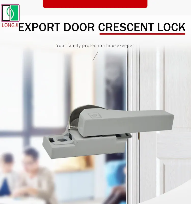 Factory direct 360 degrees rotating crescent lock for sliding window