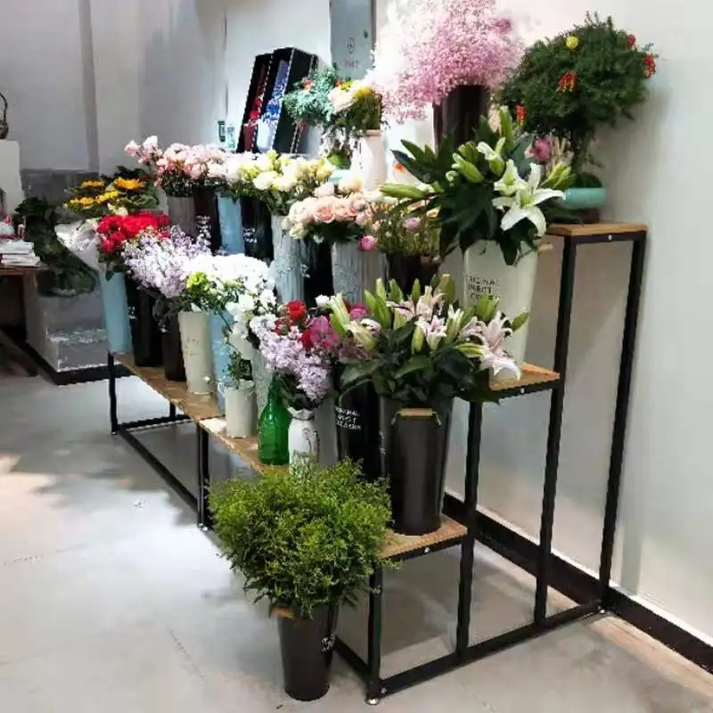 定制金属户外植物架花盆 展示架的花店 Buy 花盆陈列架 户外花盆陈列架 金属衣架product On Alibaba Com