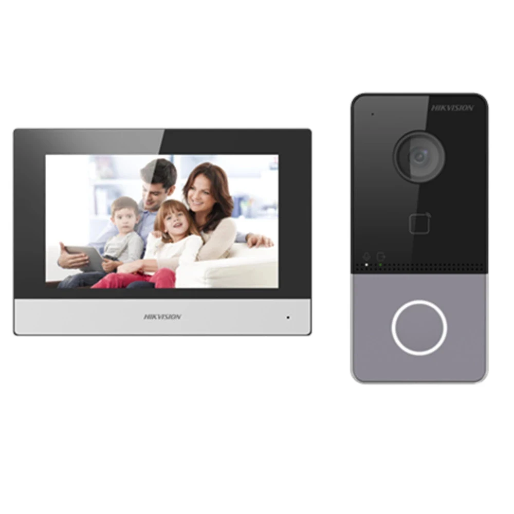 Hik Ip Video Intercom Kit Ds-kis603-p(b) Include Ds-kv6113-wpe1 + Ds-kh6320-wte1 Poe Doorbell Door Station Wifi Monitor - Buy Ds-kis603-p(b),Ds-kv6113-wpe1,Doorbell Door Station Product on Alibaba.com