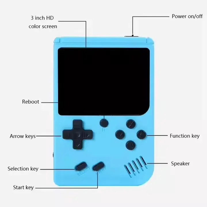 Portable 8 Bit Mini Computer 8-bit Mini Handheld Retro Game Console - Perfect Gift