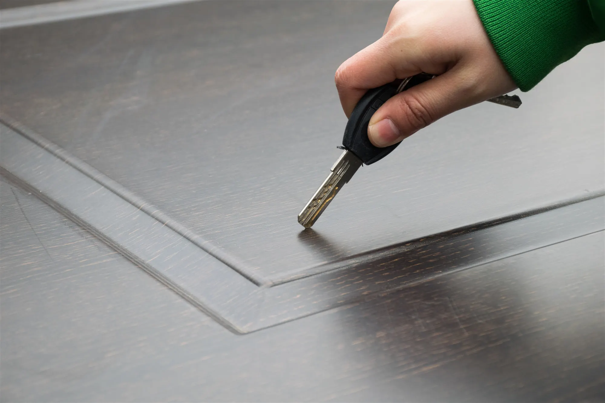 5毫米厚度 wpc 门皮肤用于层压门生产