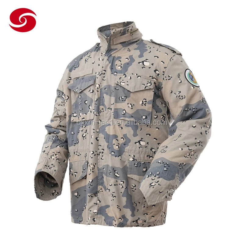 Winter Saudi Arabia Camouflage Military Fur M65 Field Jacket Buy