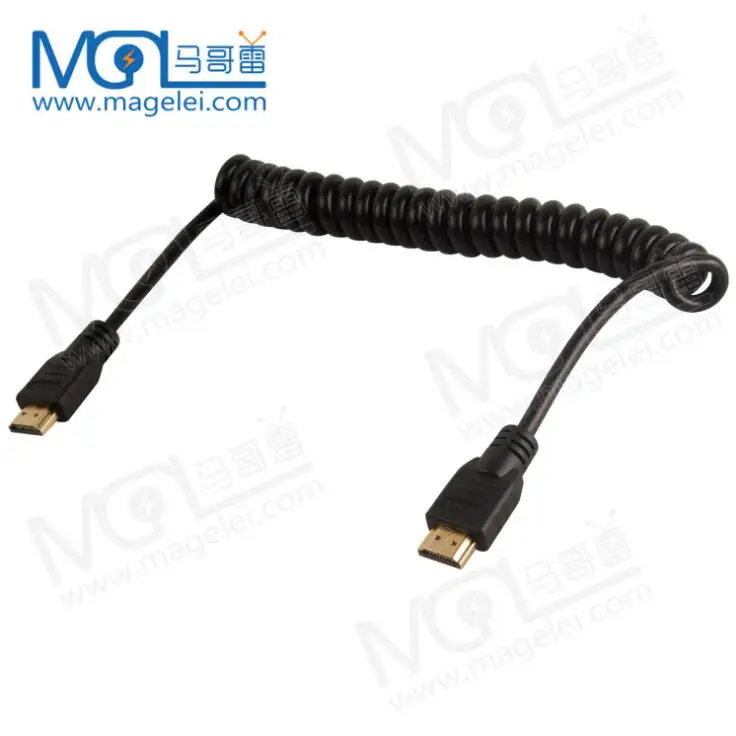 Magelei HDMI cable HD HDMI male to male HDMI spring cable 1.5M - ANKUX.COM