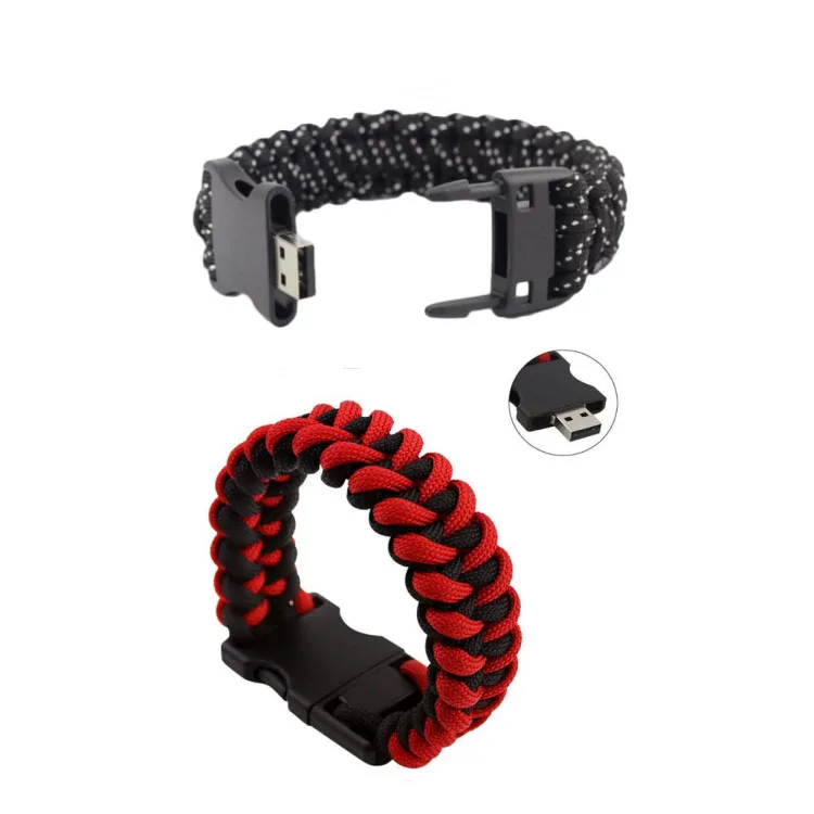 High Quality Rope Bracelet Wristband Usb 3.0 Flash Drive 1Tb,32Gb,64Gb Pendrive With Logo Custom 4Gb,8Gb,16Gb Usb Memory Stick - ANKUX.COM