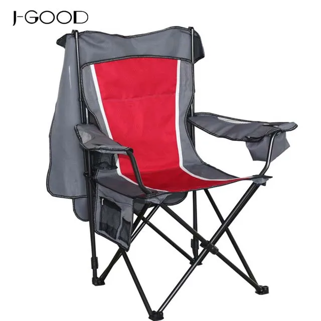 Portable Big Size Folding Beach Camping Chair With Sun Shade,Beach