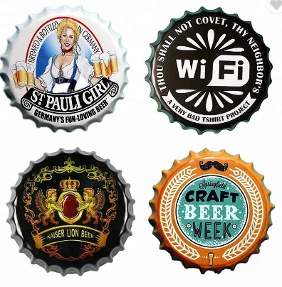 Retro Metal Tin Signs Wholesale Art Wall Decoration House Cafe Bar Vintage Plaque