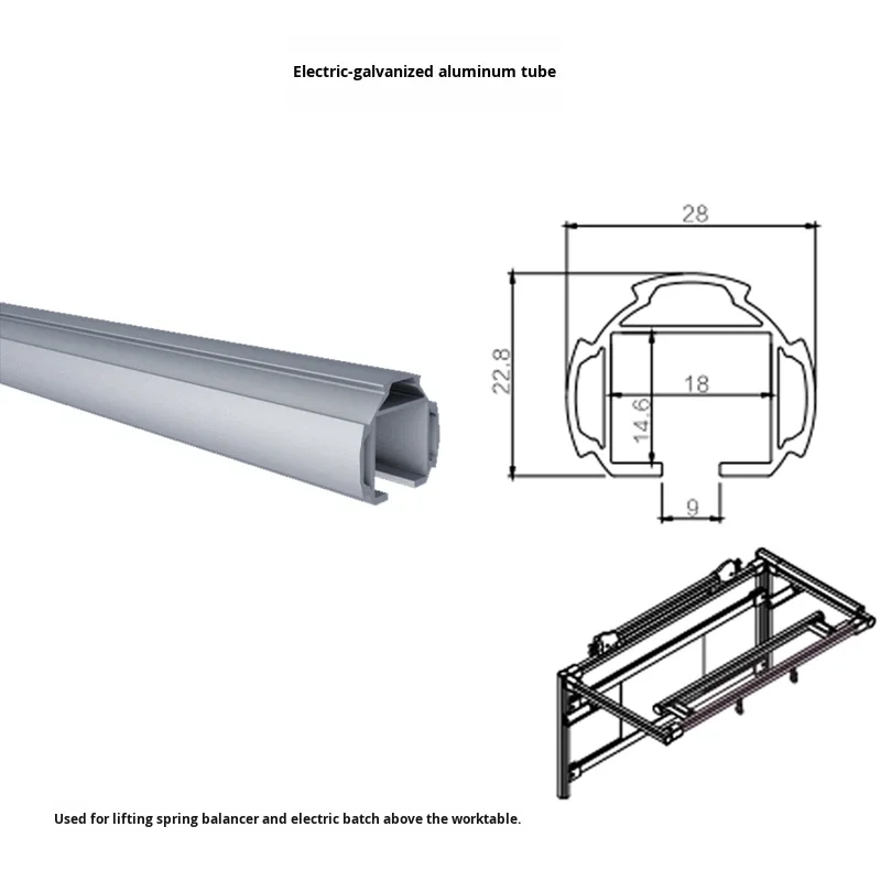 product electric screwdriver aluminum alloy grade 1000 series third generation lean tube connector joint accessories wire rod profile-14