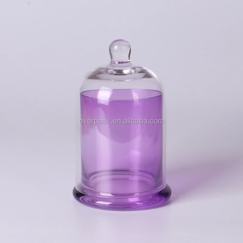 Oem Factory Wholesale Elegant Fancy Candles Empty Jars With Clear Glass