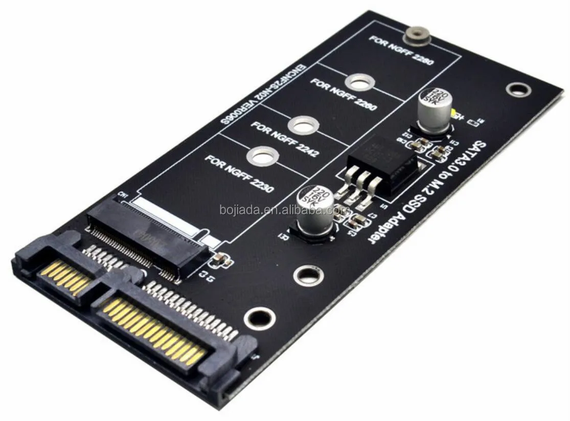 Ngff M.2 B-key Sata-bus Ssd Adapter To Sata 3.0 7+15pin 22pin Connector ...